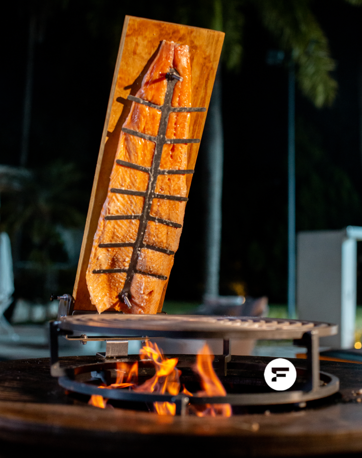 Salmão na Brasa
